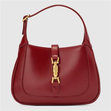 gucci cherry red jackie|gucci shoulder bag.